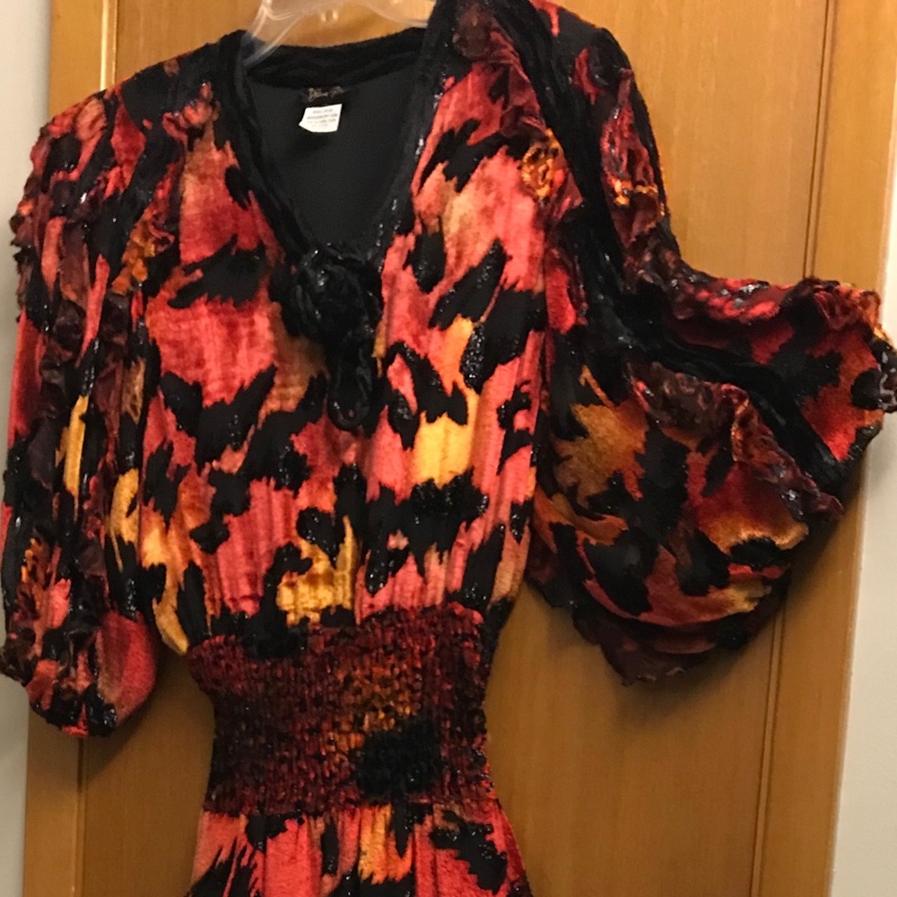 Vintage Diane Freis 100% silk Dress